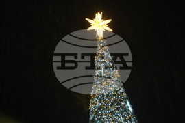 Благоевград - коледни светлини - запалване
