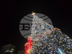 Благоевград - коледни светлини - запалване