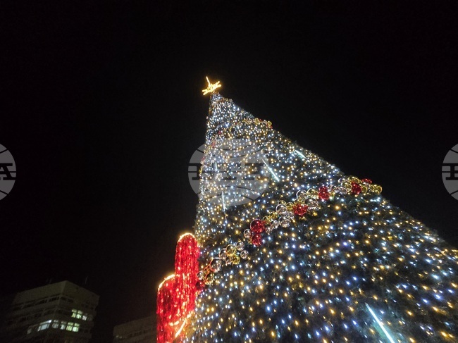 Благоевград - коледни светлини - запалване
