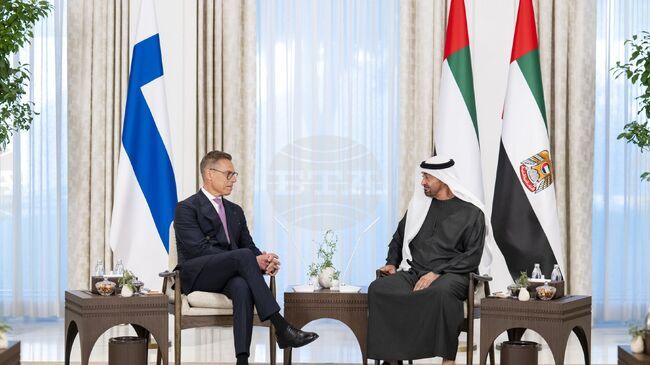 УАМ: Президентите на ОАЕ и Финландия обсъдиха начини за укрепване на двустранните връзки 