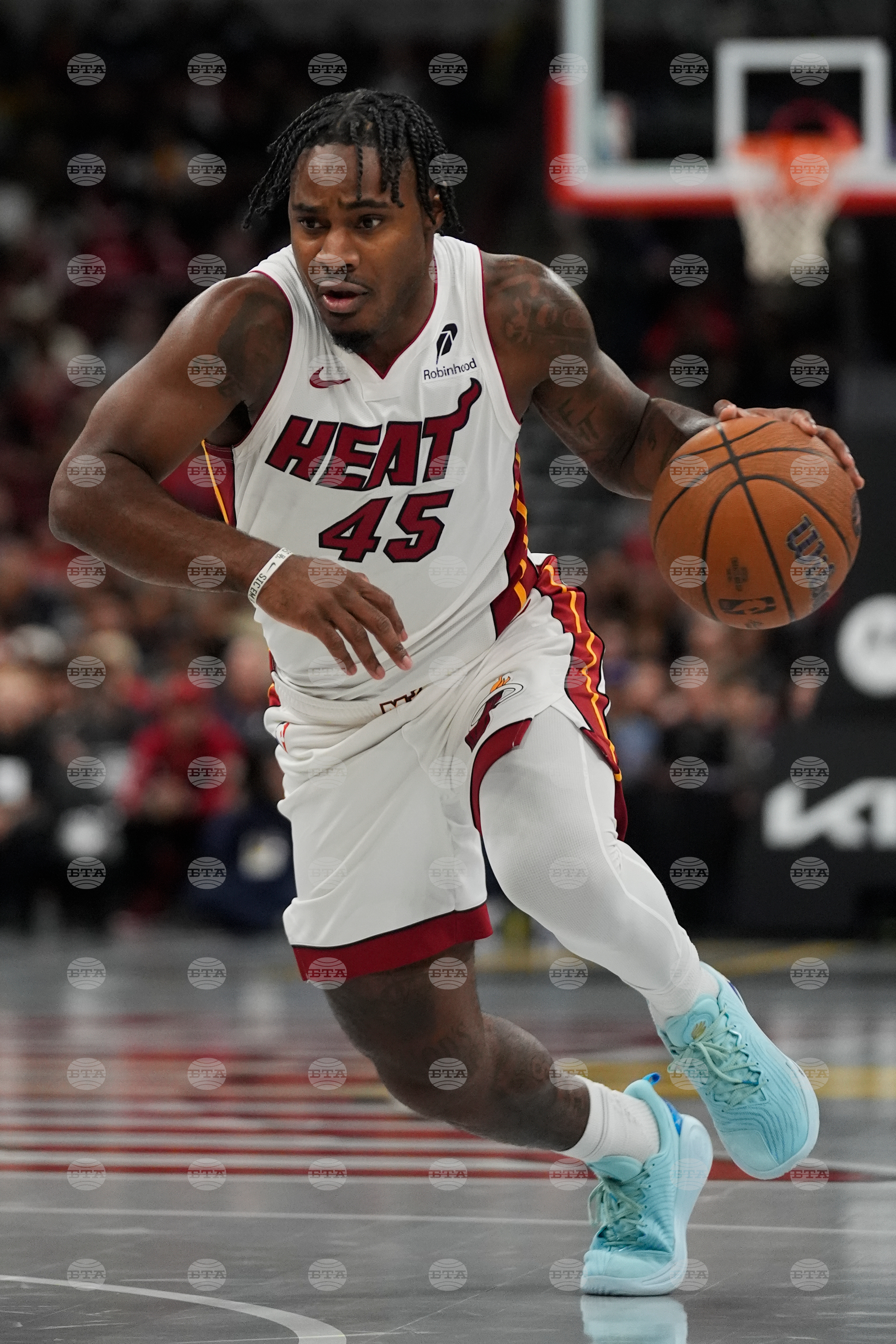 Heat Bulls Basketball