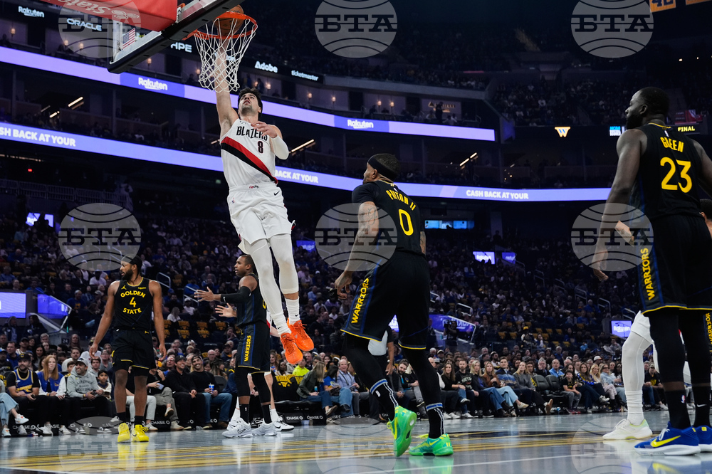 Trail Blazers Warriors Basketball