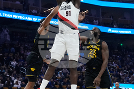 Trail Blazers Warriors Basketball