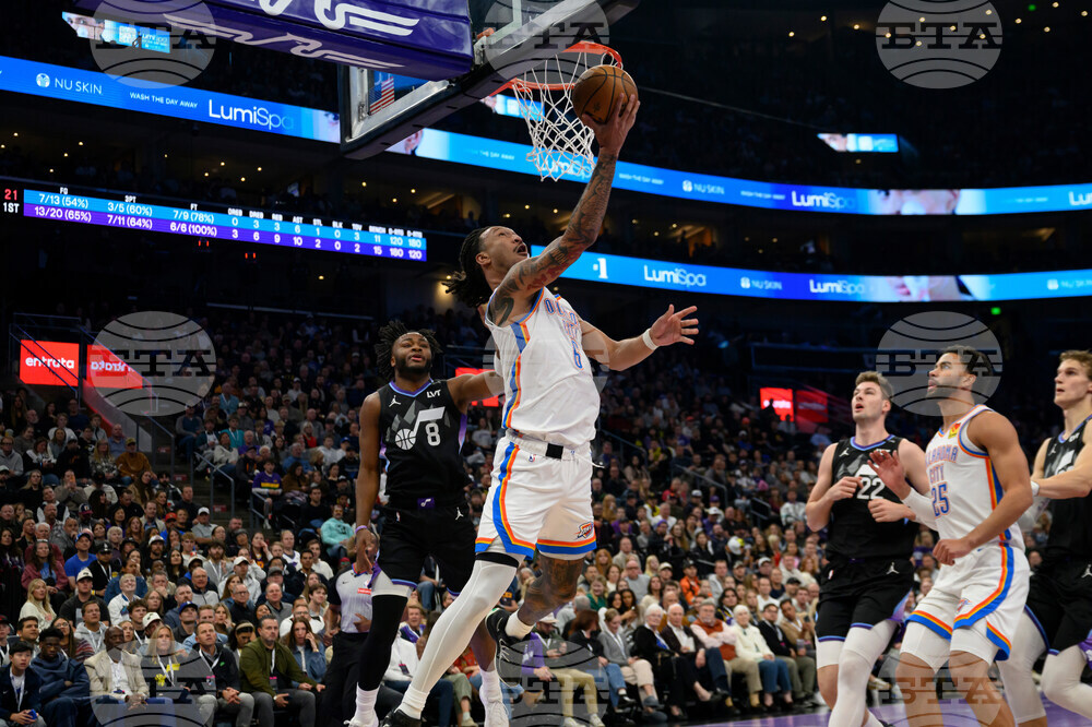 Thunder Jazz Basketball