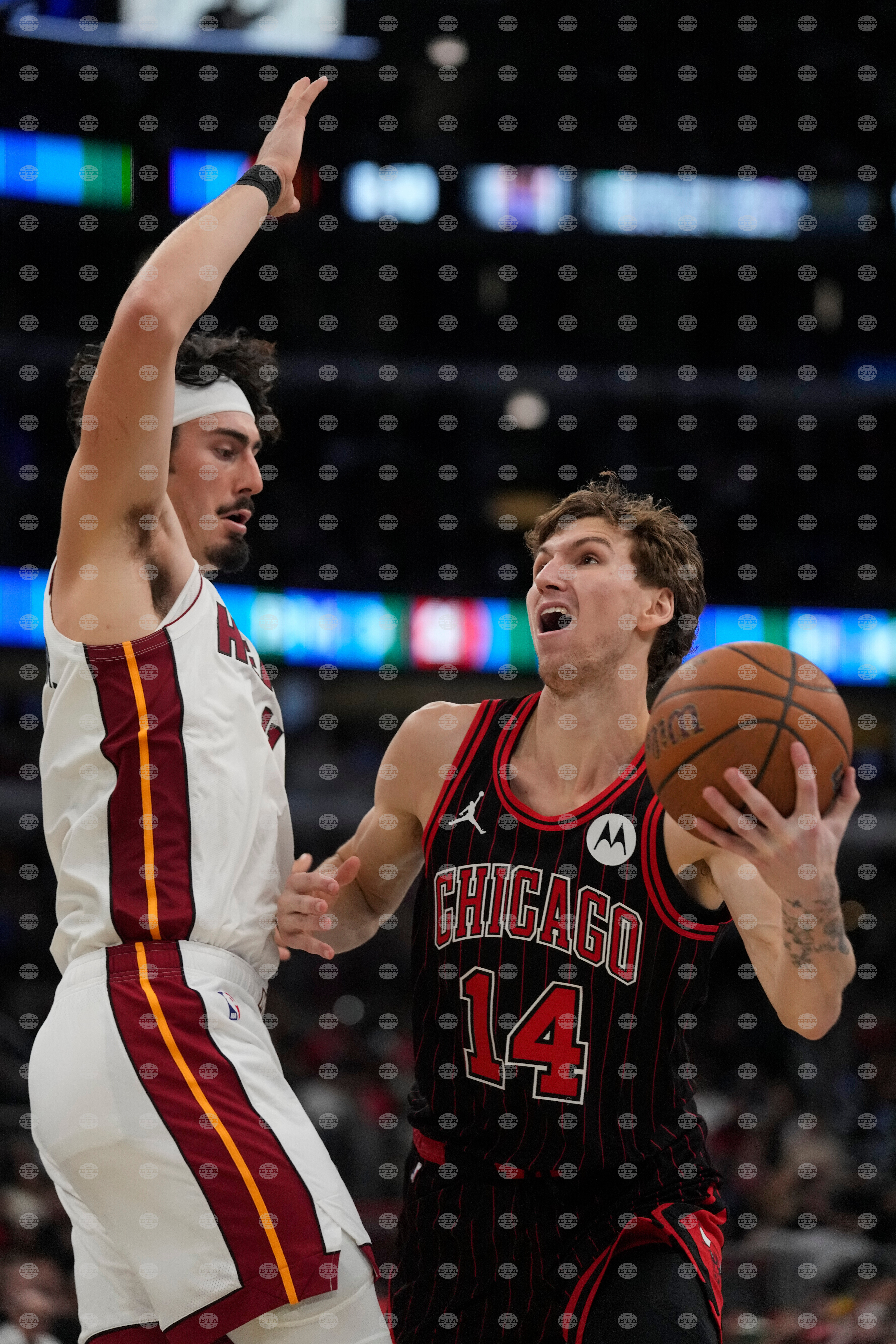 Heat Bulls Basketball