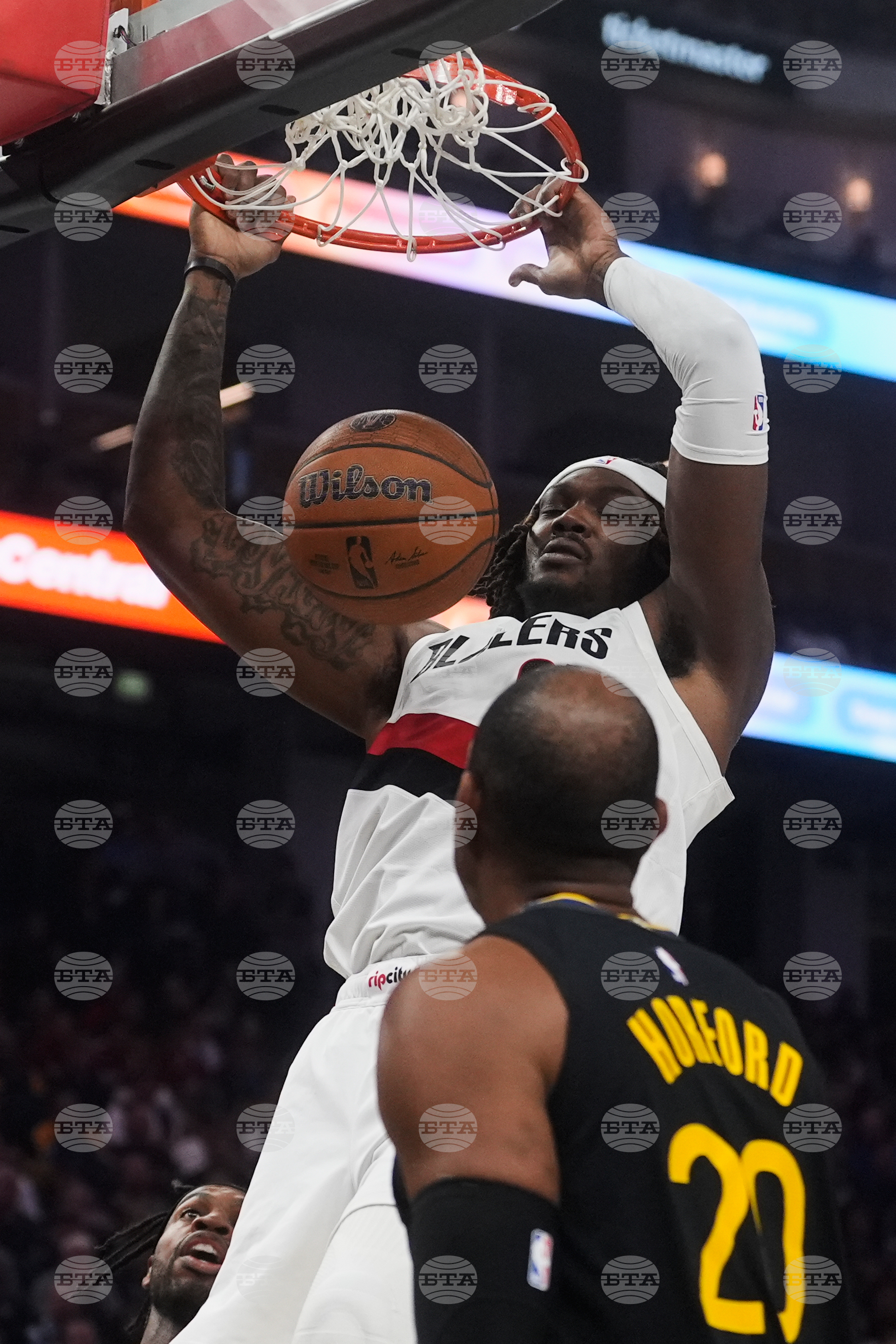 Trail Blazers Warriors Basketball