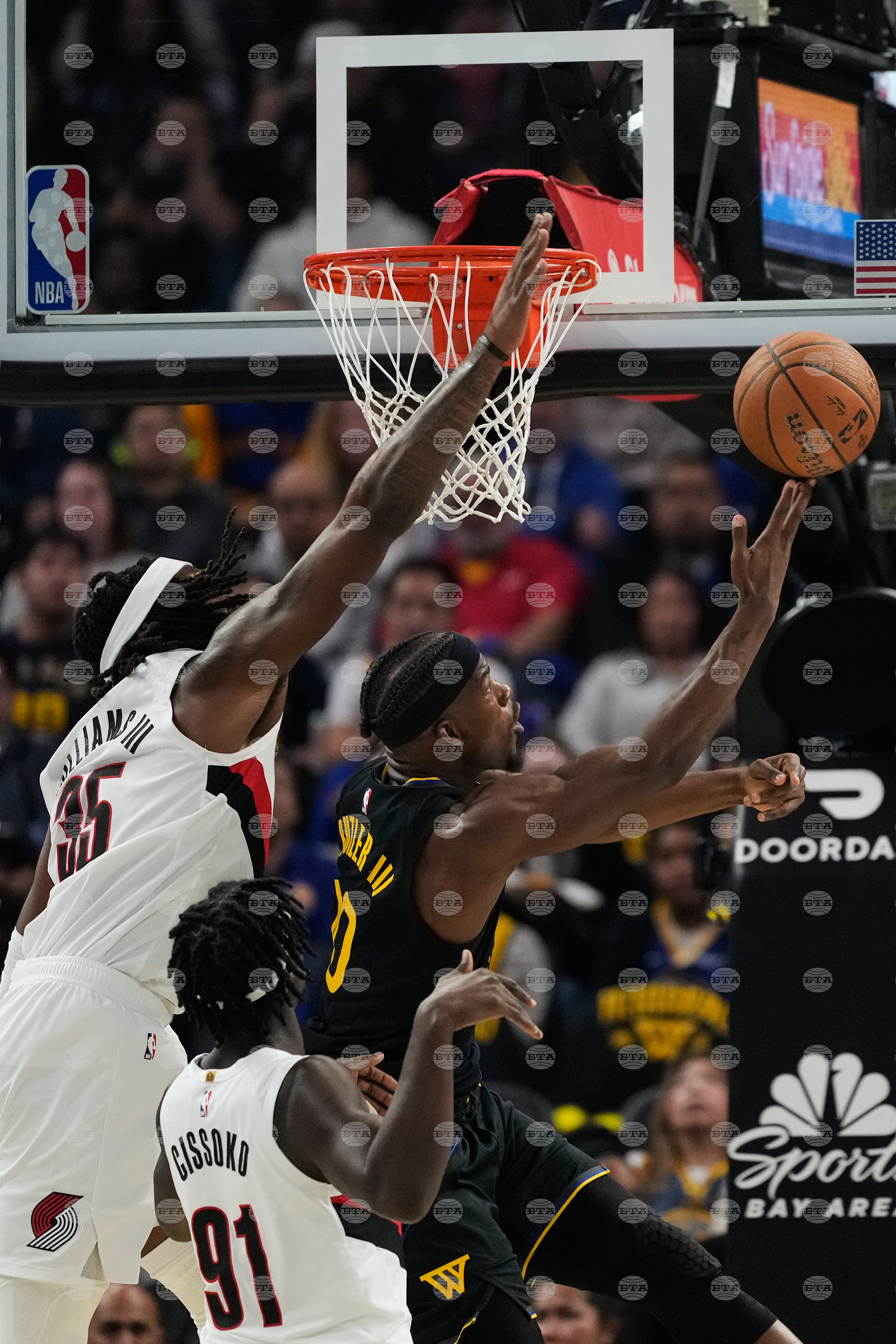 Trail Blazers Warriors Basketball