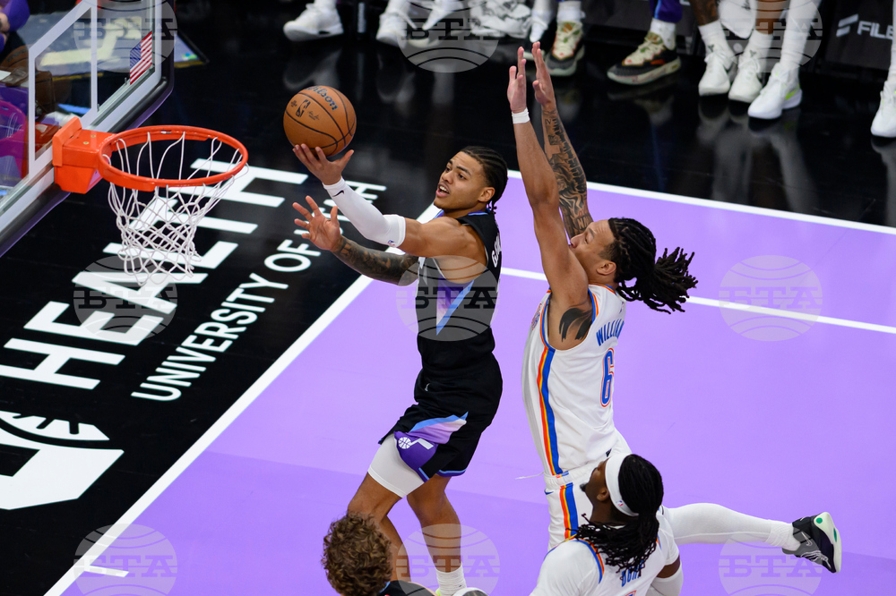 Thunder Jazz Basketball