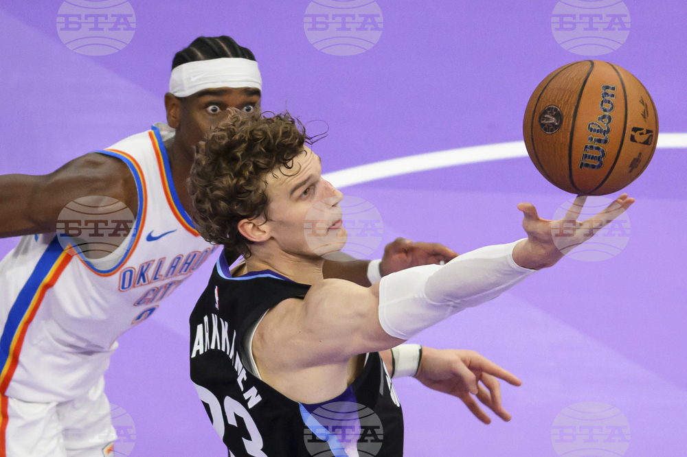 APTOPIX Thunder Jazz Basketball