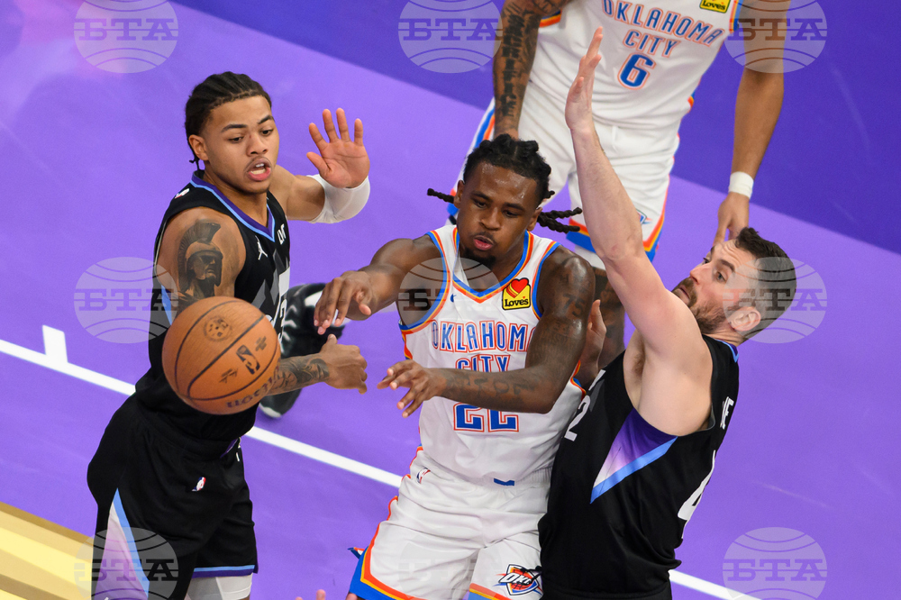 Thunder Jazz Basketball