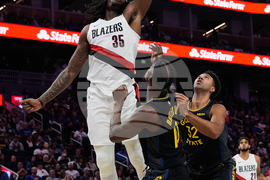 Trail Blazers Warriors Basketball