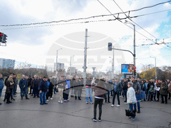 Протест - разширяване на зоните и повишаване на цените - жива верига
