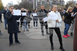 Протест - разширяване на зоните и повишаване на цените - жива верига