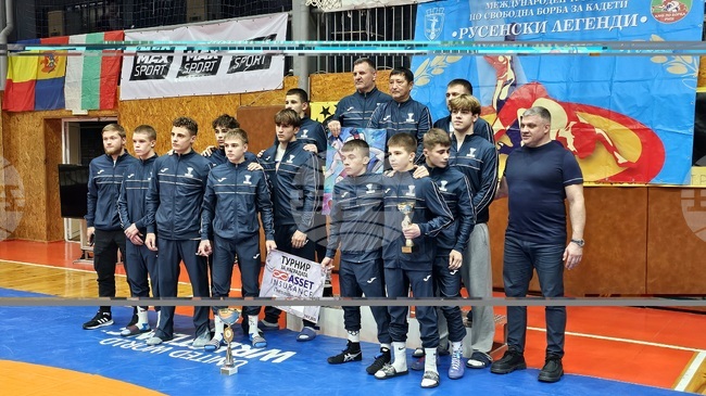 Националният тим на Молдова спечели международния турнир по свободна борба за кадети „Русенски легенди“ 