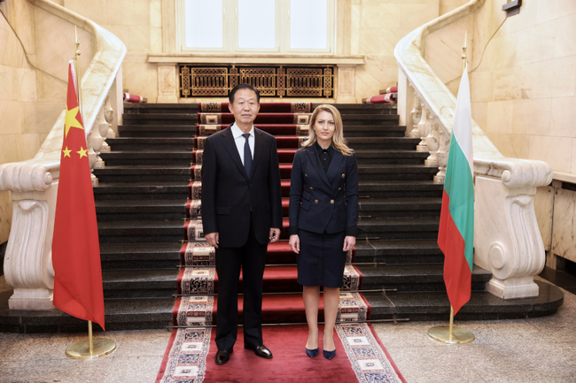 Председателят на парламента Рая Назарян: България и Китай ще продължат да си сътрудничат като истински партньори, които се ценят и развиват стабилни отношения