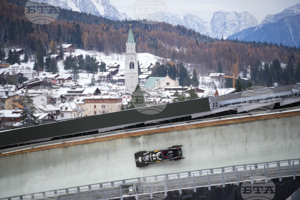 APTOPIX Italy World Cup Bobsled