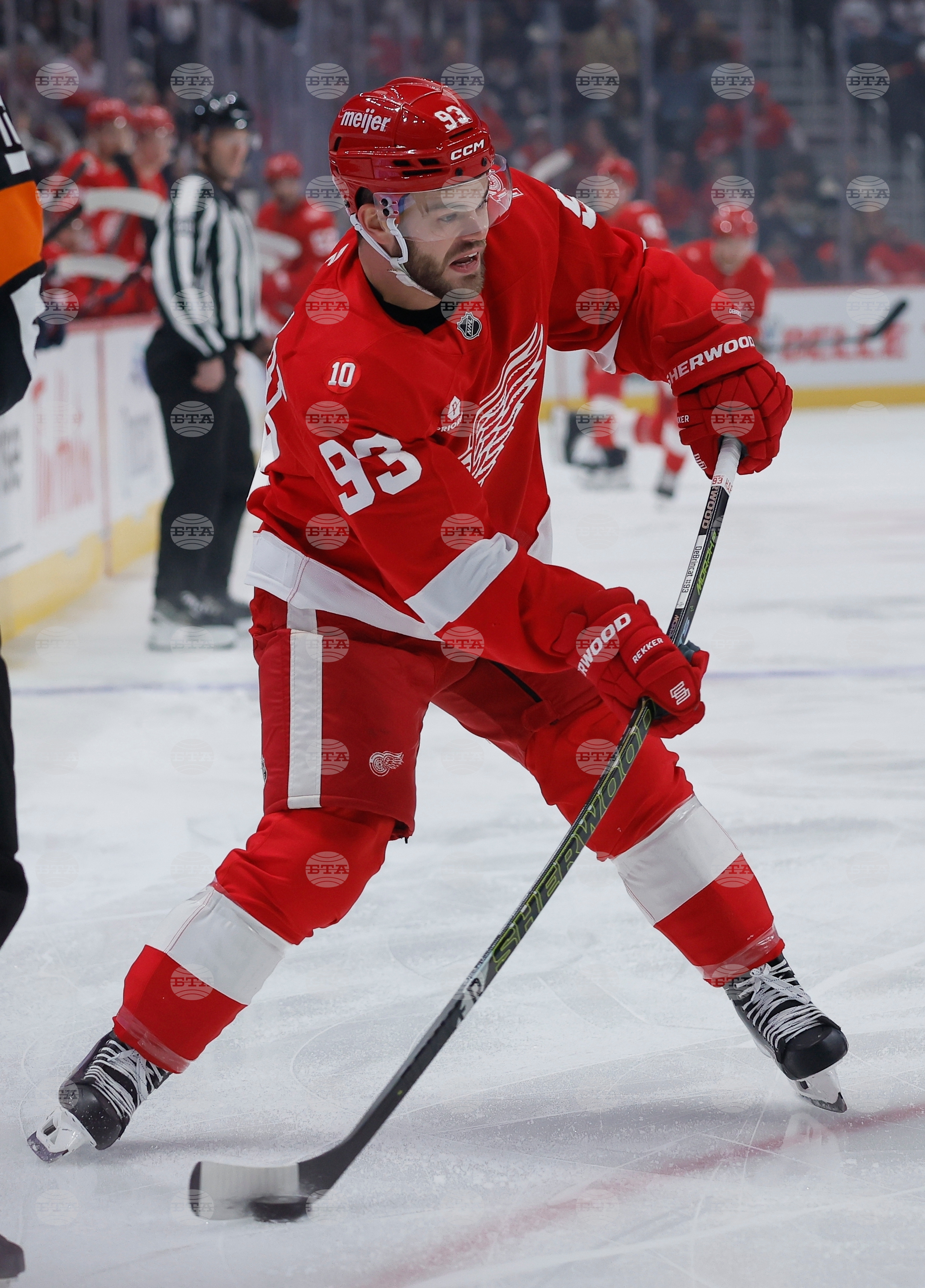 Blue Jackets Red Wings Hockey