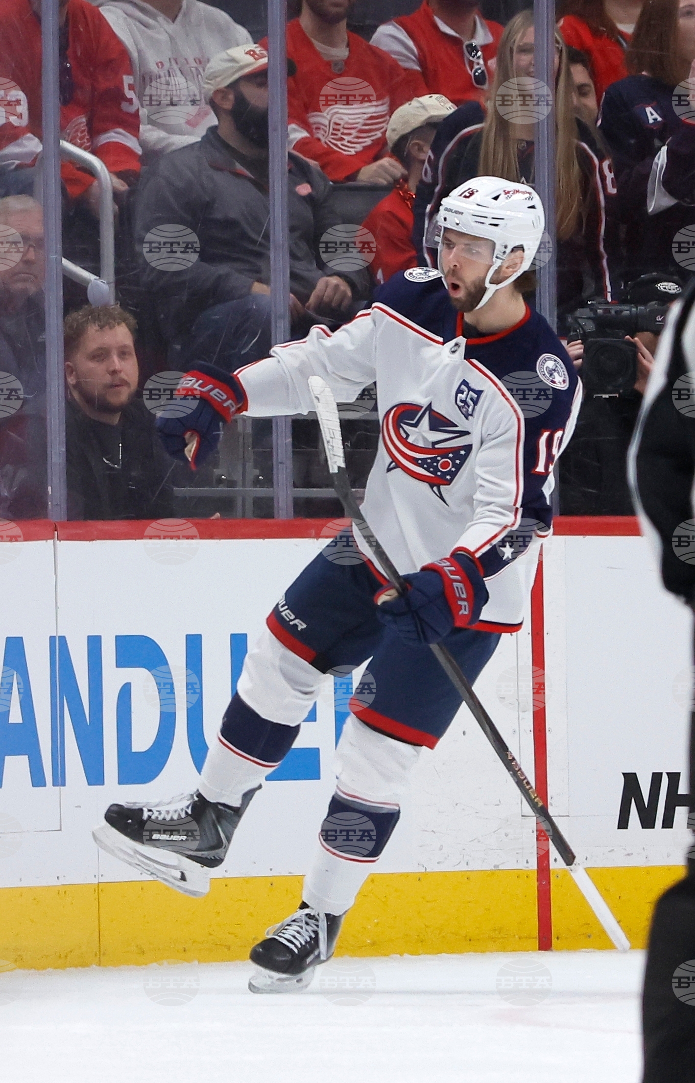 Blue Jackets Red Wings Hockey