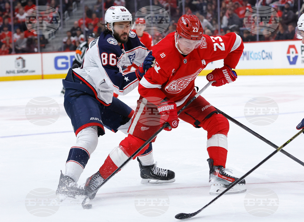 Blue Jackets Red Wings Hockey