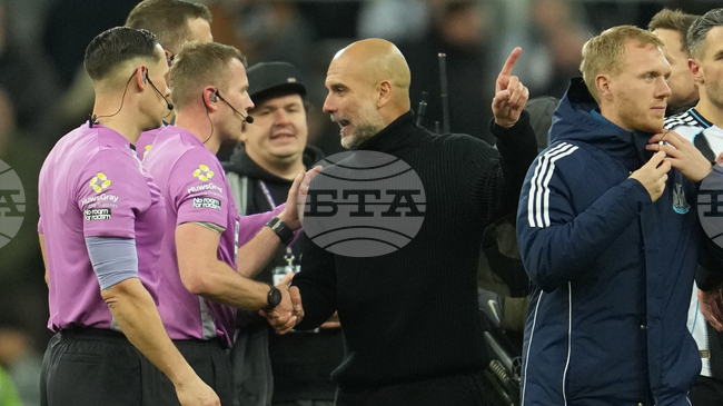 Мениджърът на Манчестър Сити Пеп Гуардиола отказа да обвини съдиите след загубата от Нюкясъл