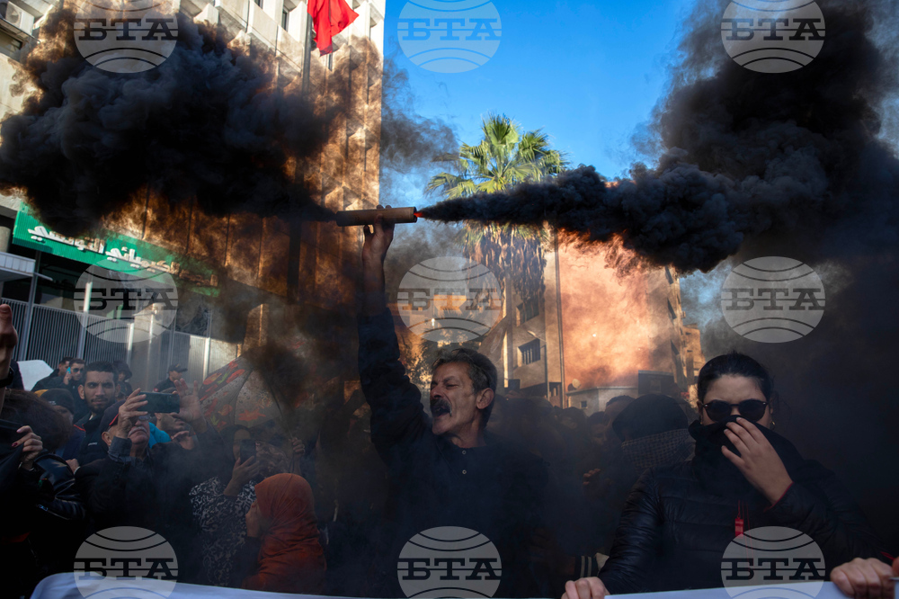 APTOPIX Tunisia Protests