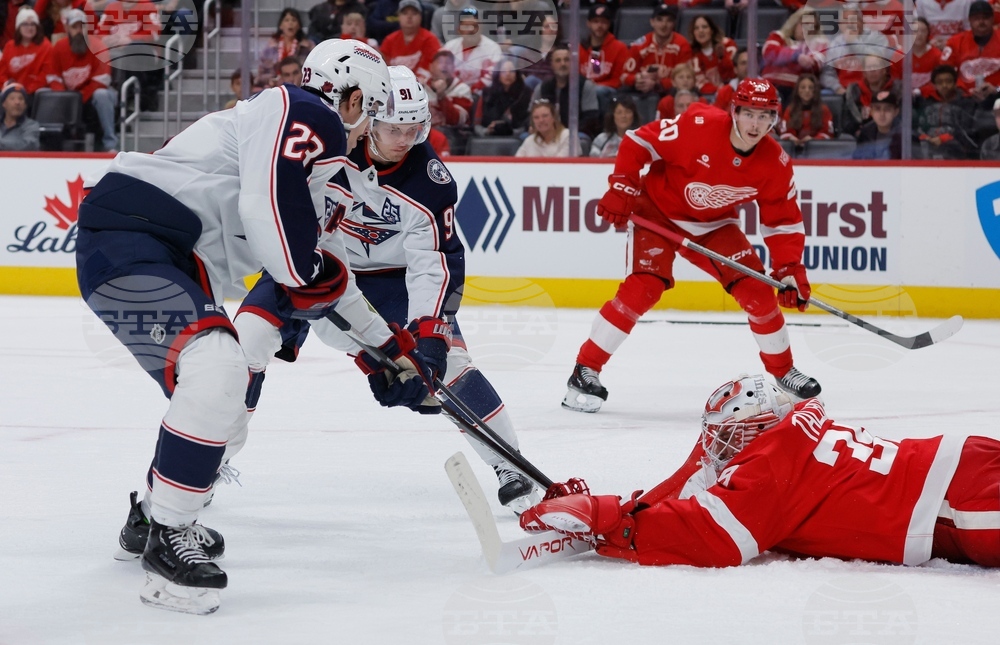 Blue Jackets Red Wings Hockey