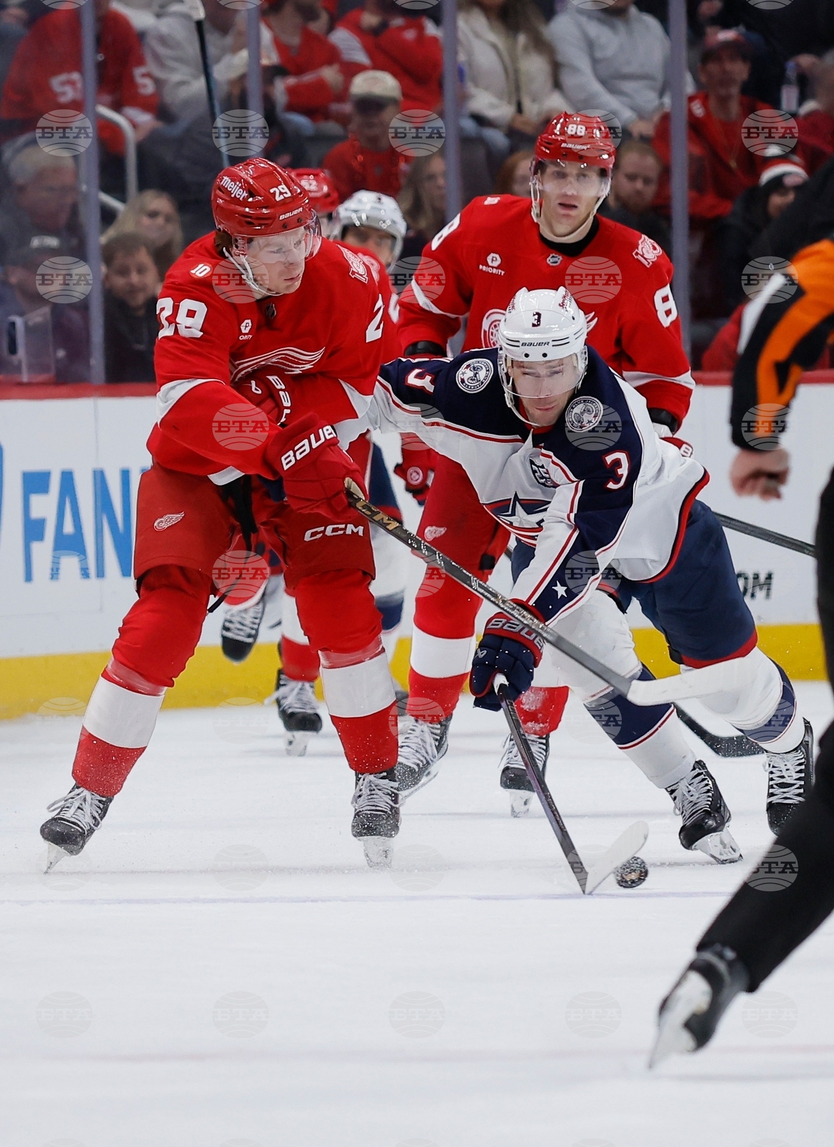 Blue Jackets Red Wings Hockey