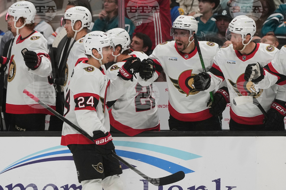 Senators Sharks Hockey