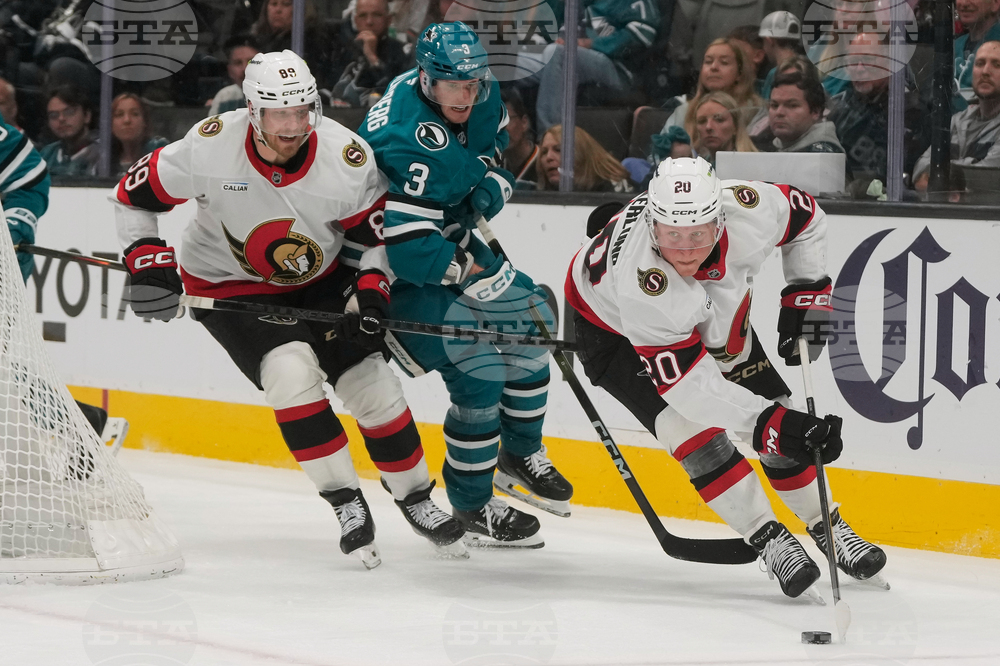 Senators Sharks Hockey