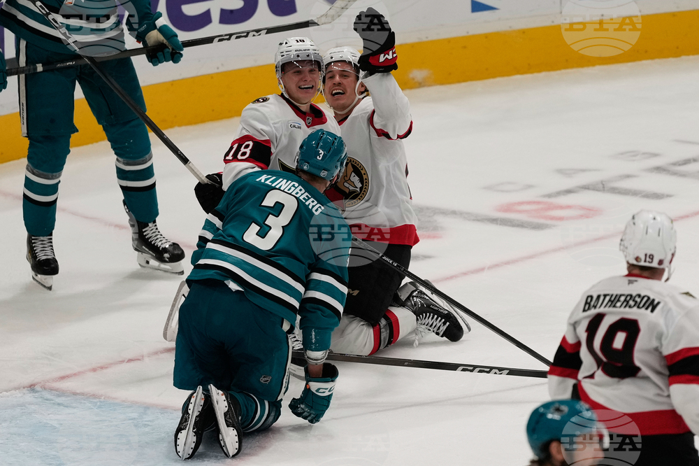 Senators Sharks Hockey