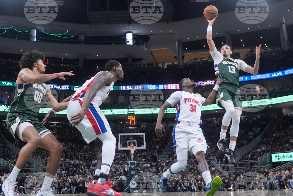 Pistons Bucks Basketball