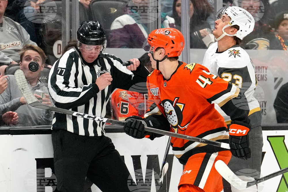 Golden Knights Ducks Hockey