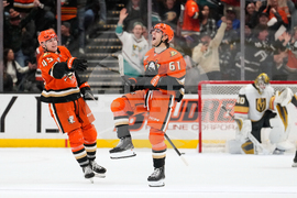 APTOPIX Golden Knights Ducks Hockey