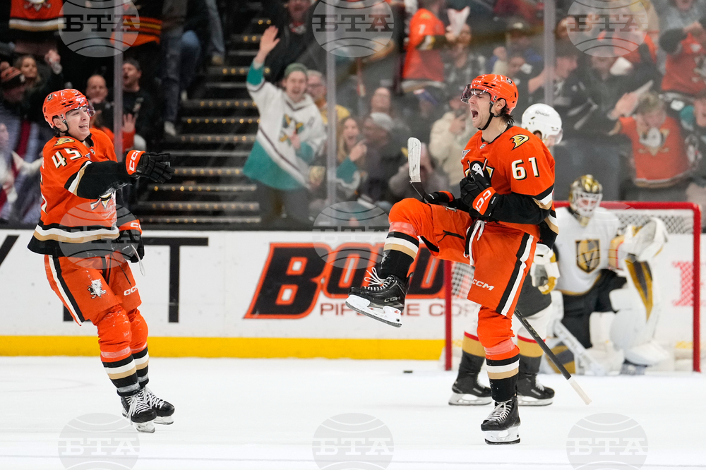 Golden Knights Ducks Hockey