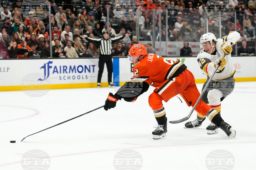 Golden Knights Ducks Hockey