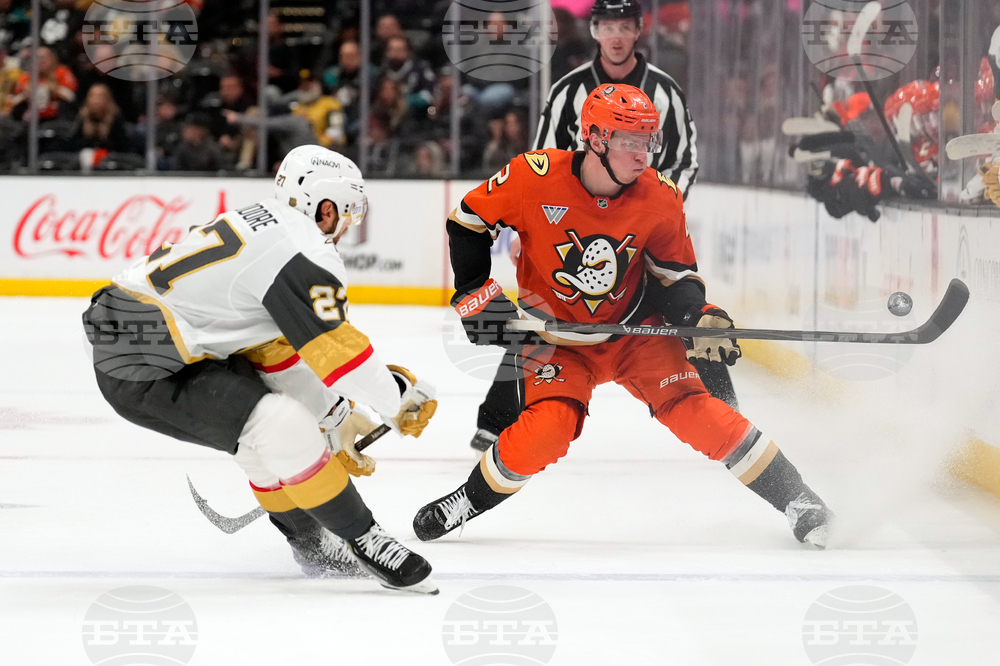 Golden Knights Ducks Hockey