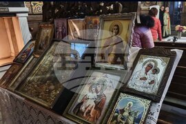 Търговище - храм „Св. Йоан Рилски” - неделна служба