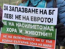 Русе - протест срещу еврото
