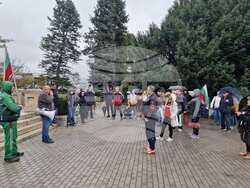 Велико Търново - протест срещу еврото