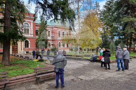 Кюстендил - протест-подкрепа - референдум - евро