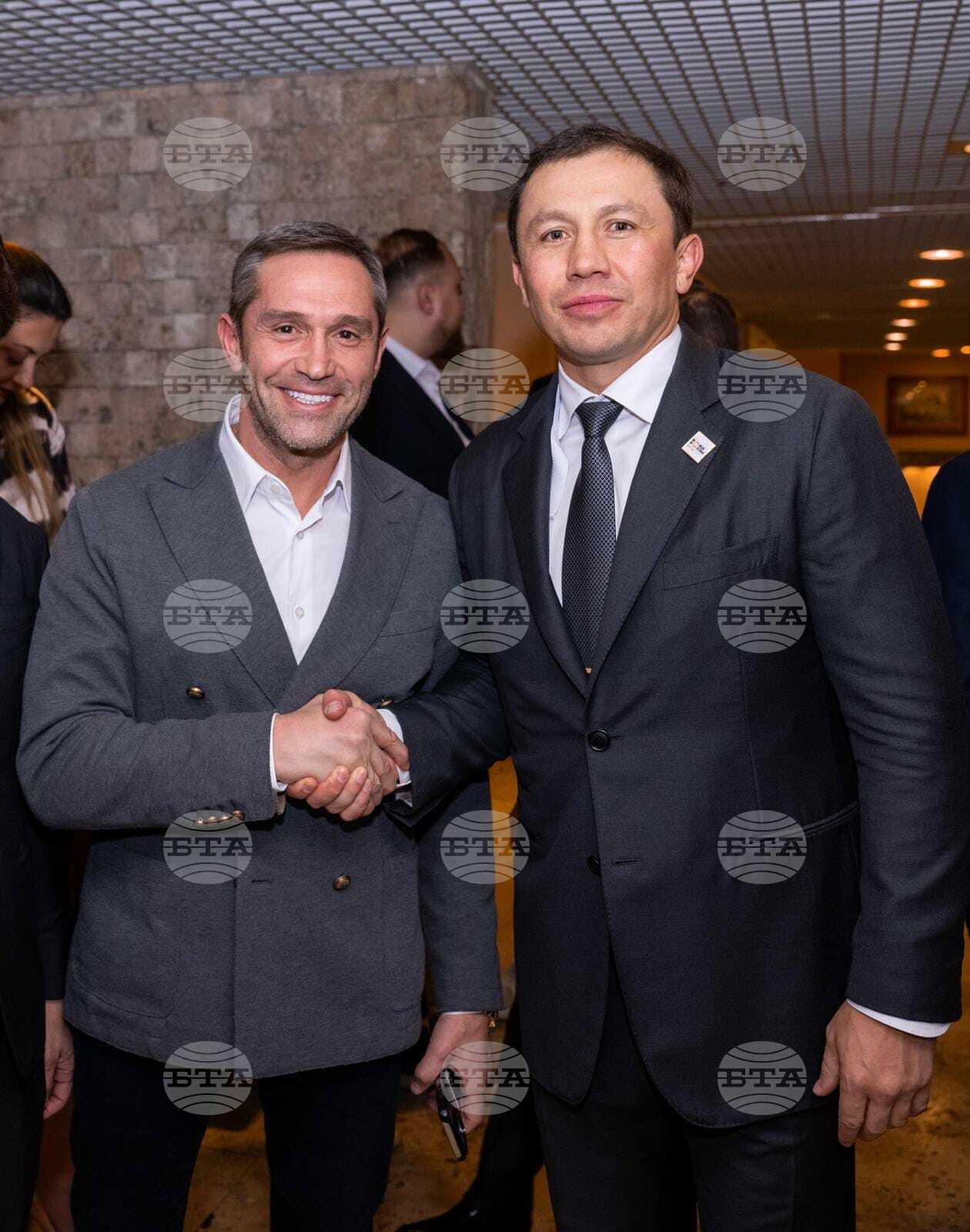 Президентът на БФБокс Красимир Инински поздрави новия президент на международната федерация World boxing Генадий Головкин