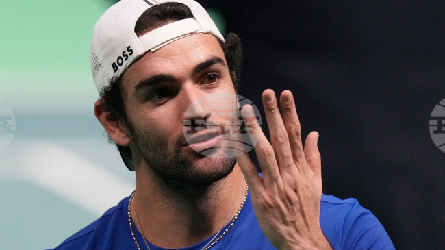 Италианският тенисист Матео Беретини се оттегли от Откритото първенство на Австралия поради контузия