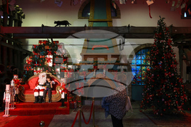 APTOPIX Greece Christmas Daily Life