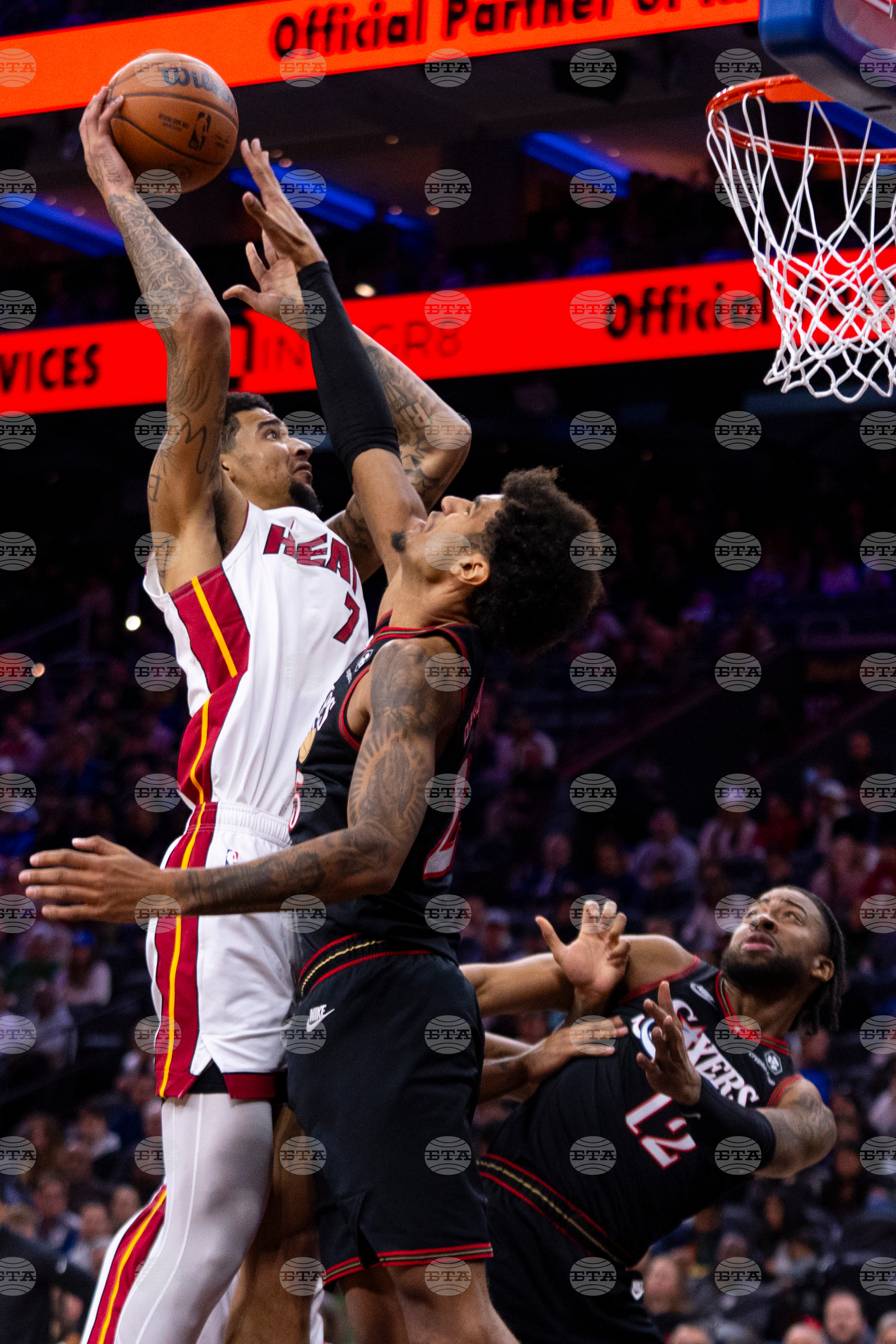 Heat 76ers Basketball