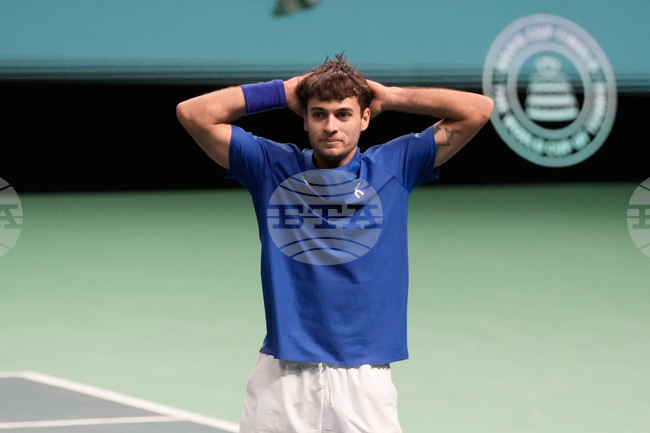 Италианският тенисист Флавио Коболи след триумфа за Купа „Дейвис“: „Мечтаех много за тази вечер, изиграх невероятен мач“