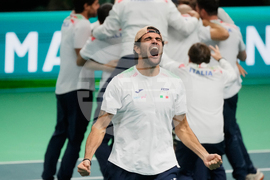 APTOPIX Italy Davis Cup Tennis