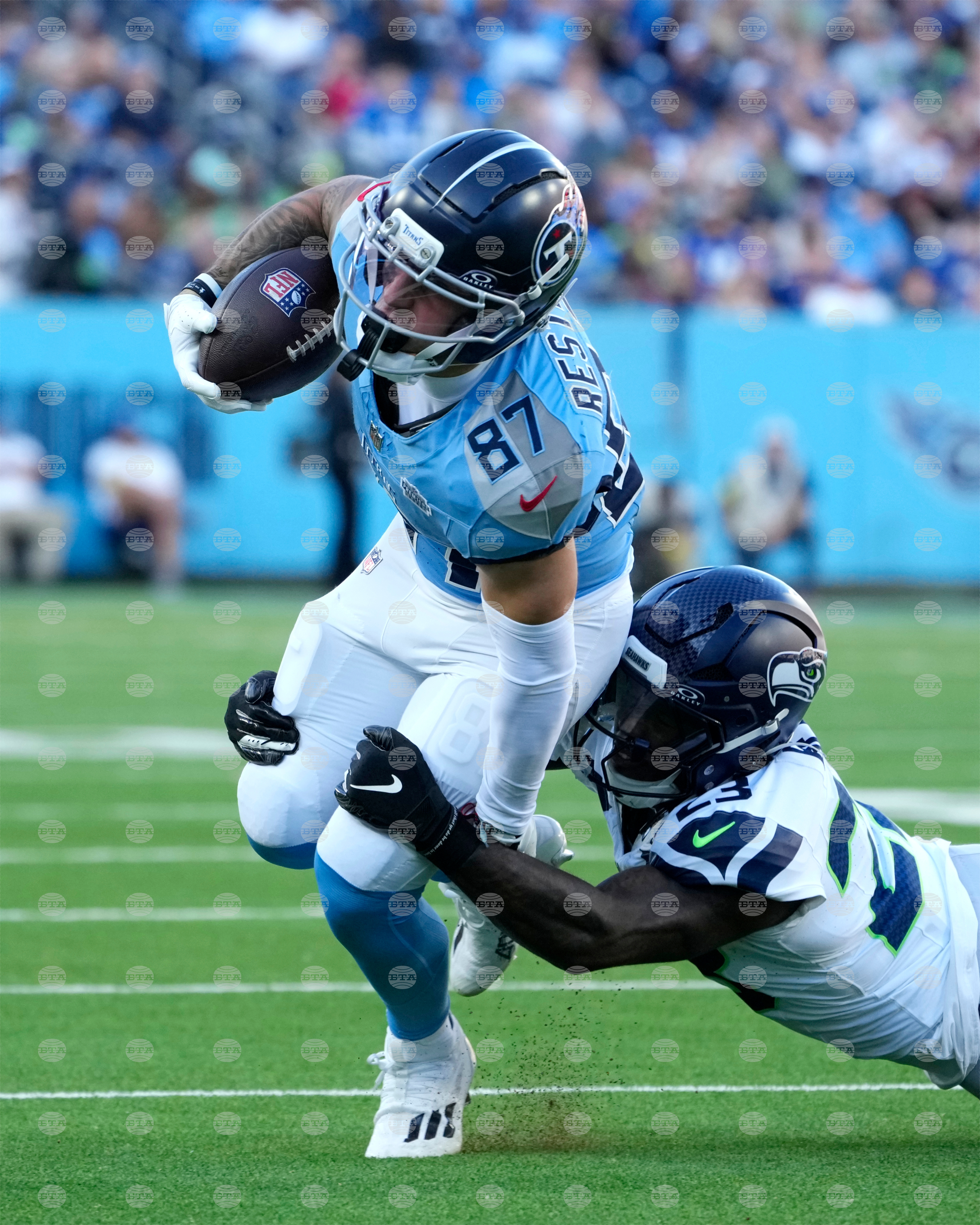 Seahawks Titans Football