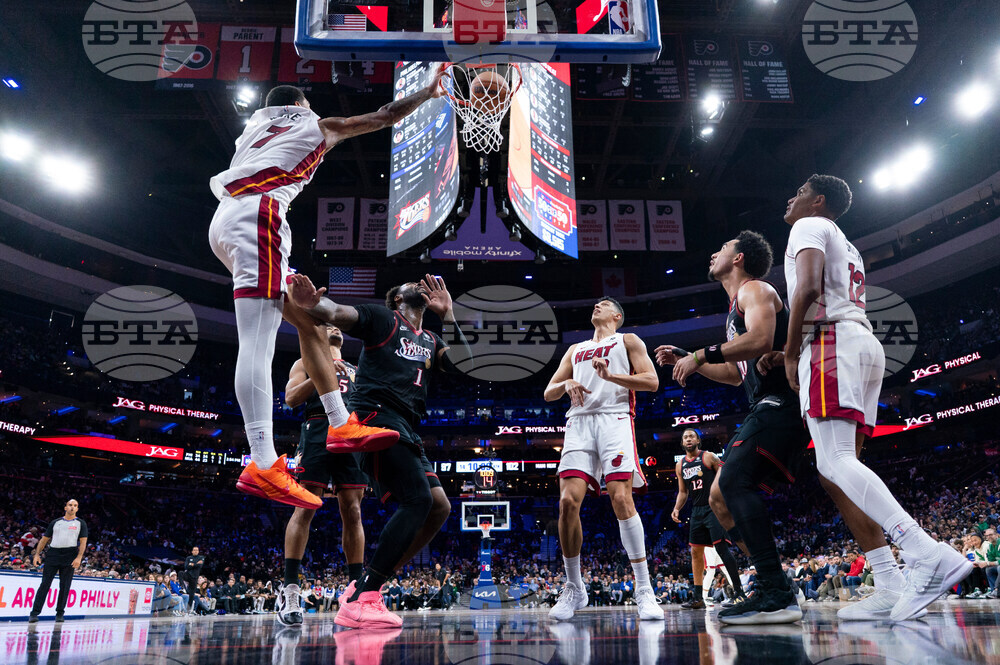 Heat 76ers Basketball