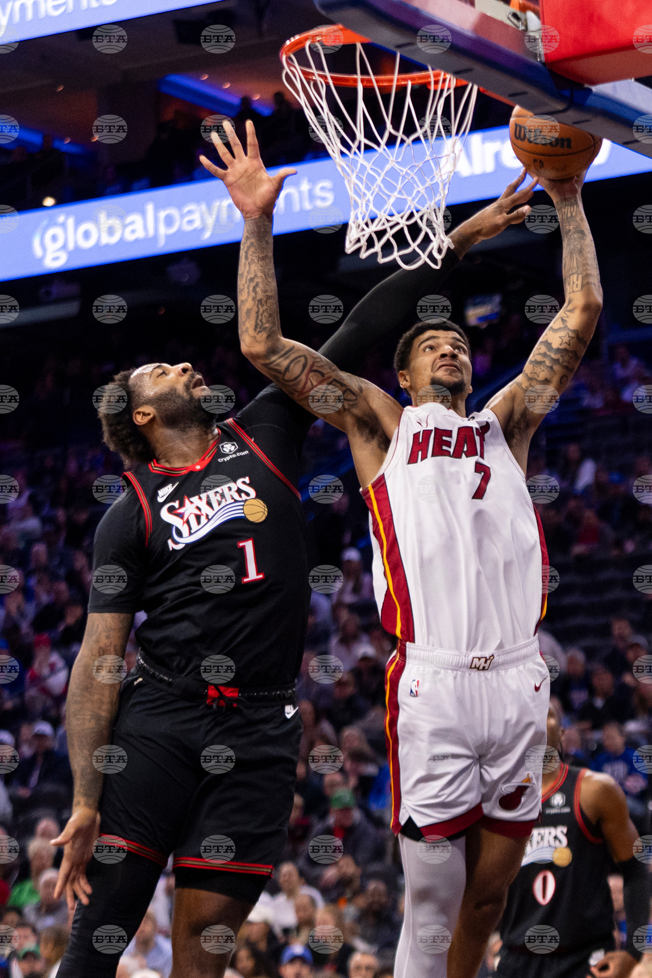 Heat 76ers Basketball