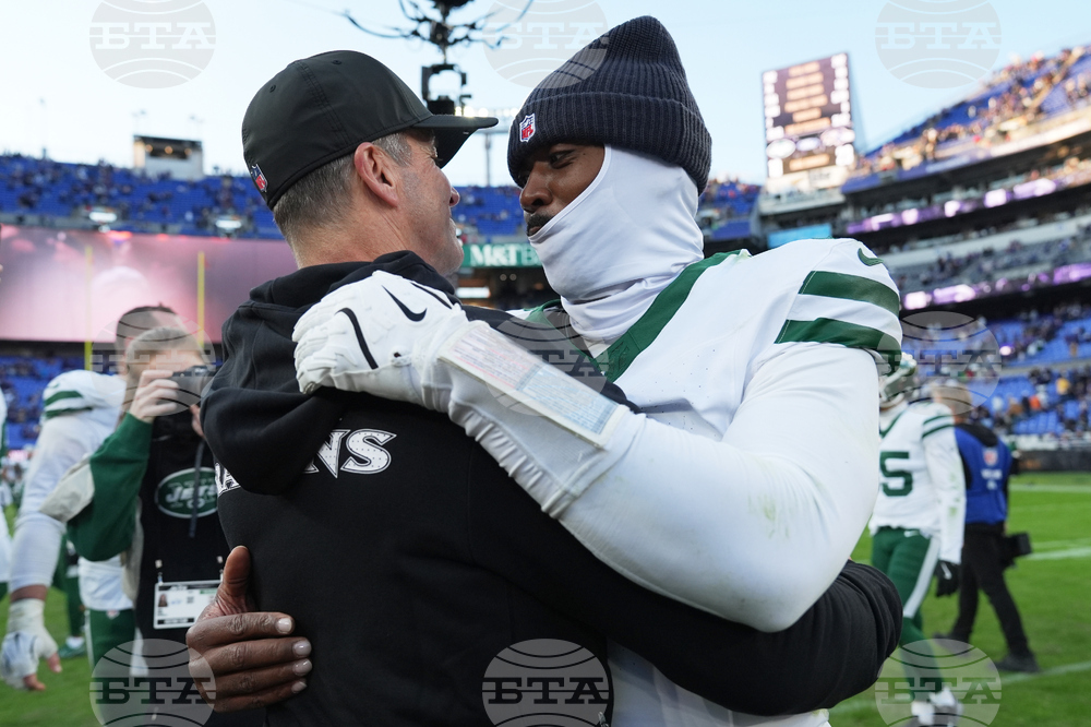 APTOPIX Jets Ravens Football